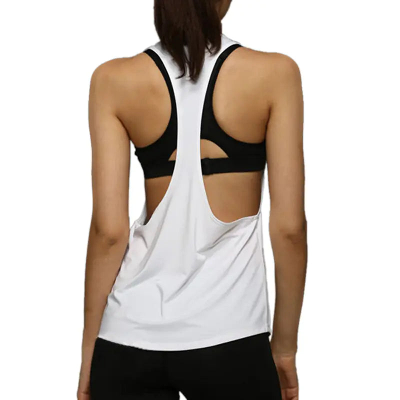 Summer Women's Sheer Sleeveless Sport Tank Top